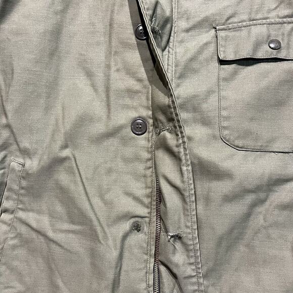 Vintage Olive Green Military Field Jacket - Picture 3 of 9